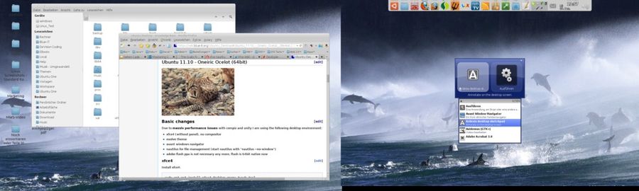 Ubuntu Oneiric Desktop
