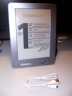 Pocketbook 10 with USB cable